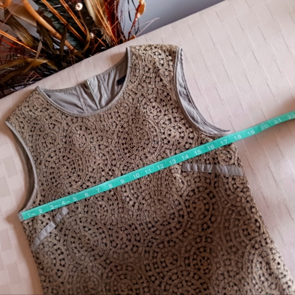 Jenni Kayne Olive Green Eyelet Shift Dress - Picture 5 of 11